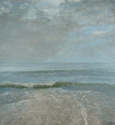 "Late Morning Cape May", Acrylic on canvas, 65x60